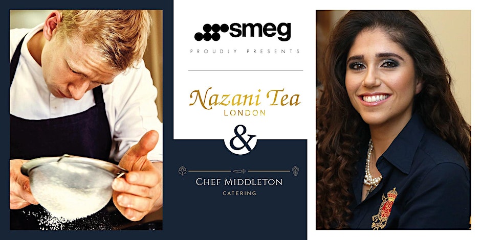 Coronation Tea & Food Pairing: Smeg x Nazani Tea x Chef Thomas Middleton