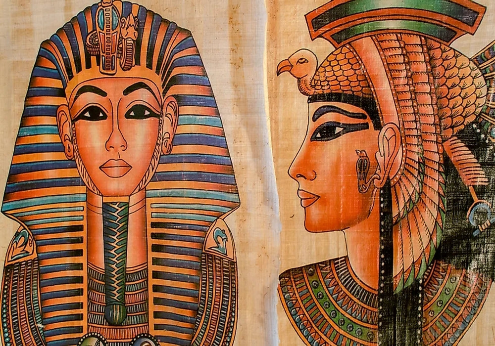 cleopatra egyptian painting