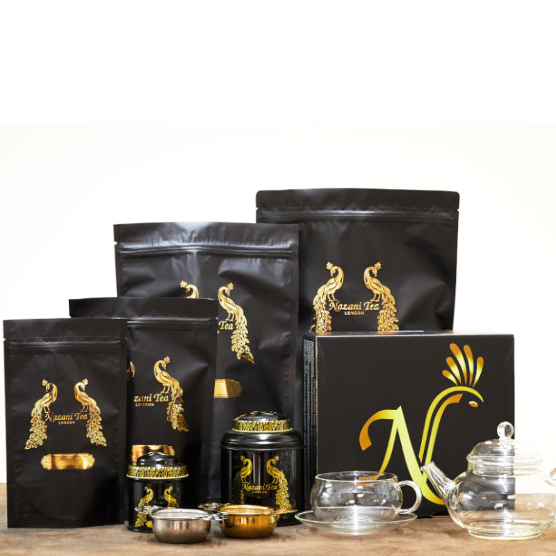 Nazani tea; Herbal Tea; Infusions; Rose tea;  Healthy Tea; Tea for Trade; HoReCa; Organic; Organic Tea; Luxury Brand; Luxury Tea; Sustainable brand; Loose leaf tea; Wellbeing; Lifestyle;  Nazani Tea London; Award winning Tea;