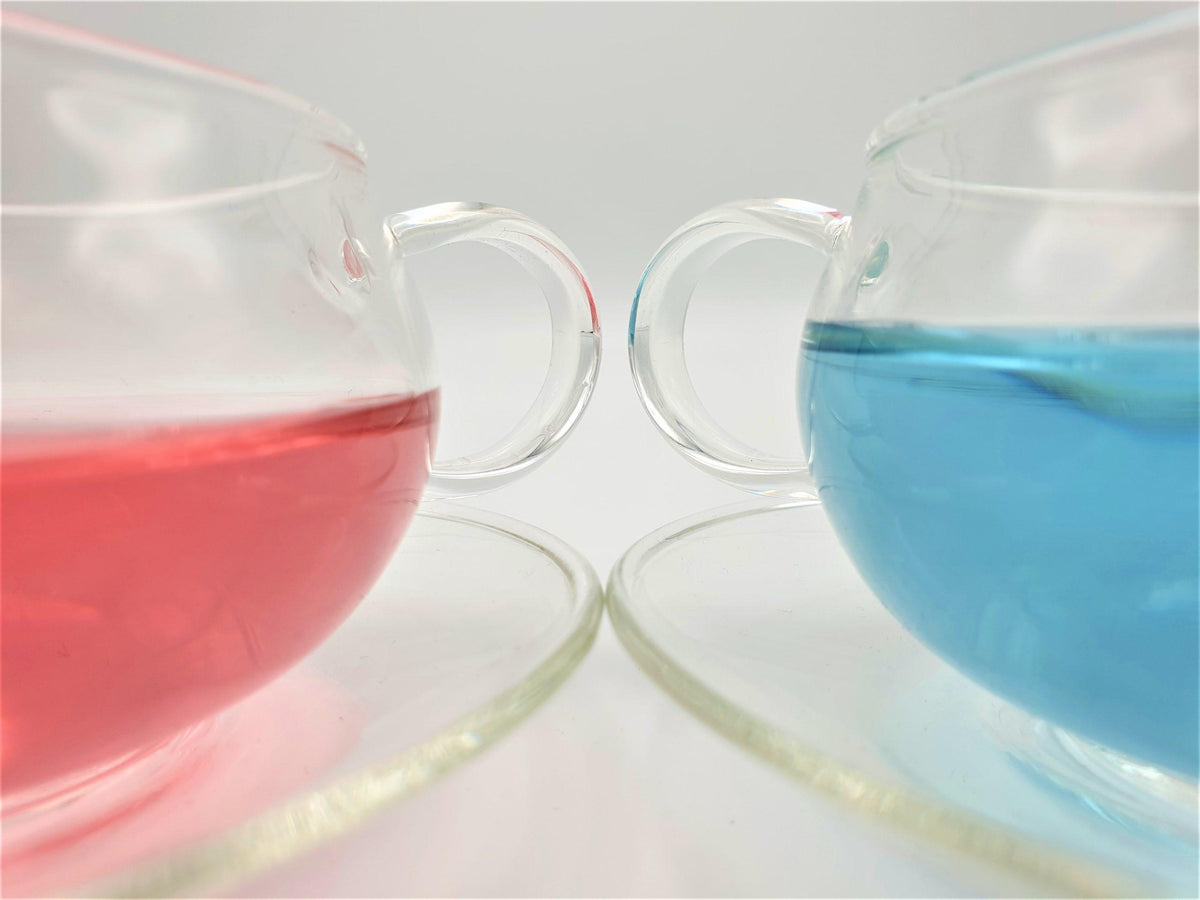 Belgravia Teacup &amp; Saucer Set (Pink &amp; Blue)